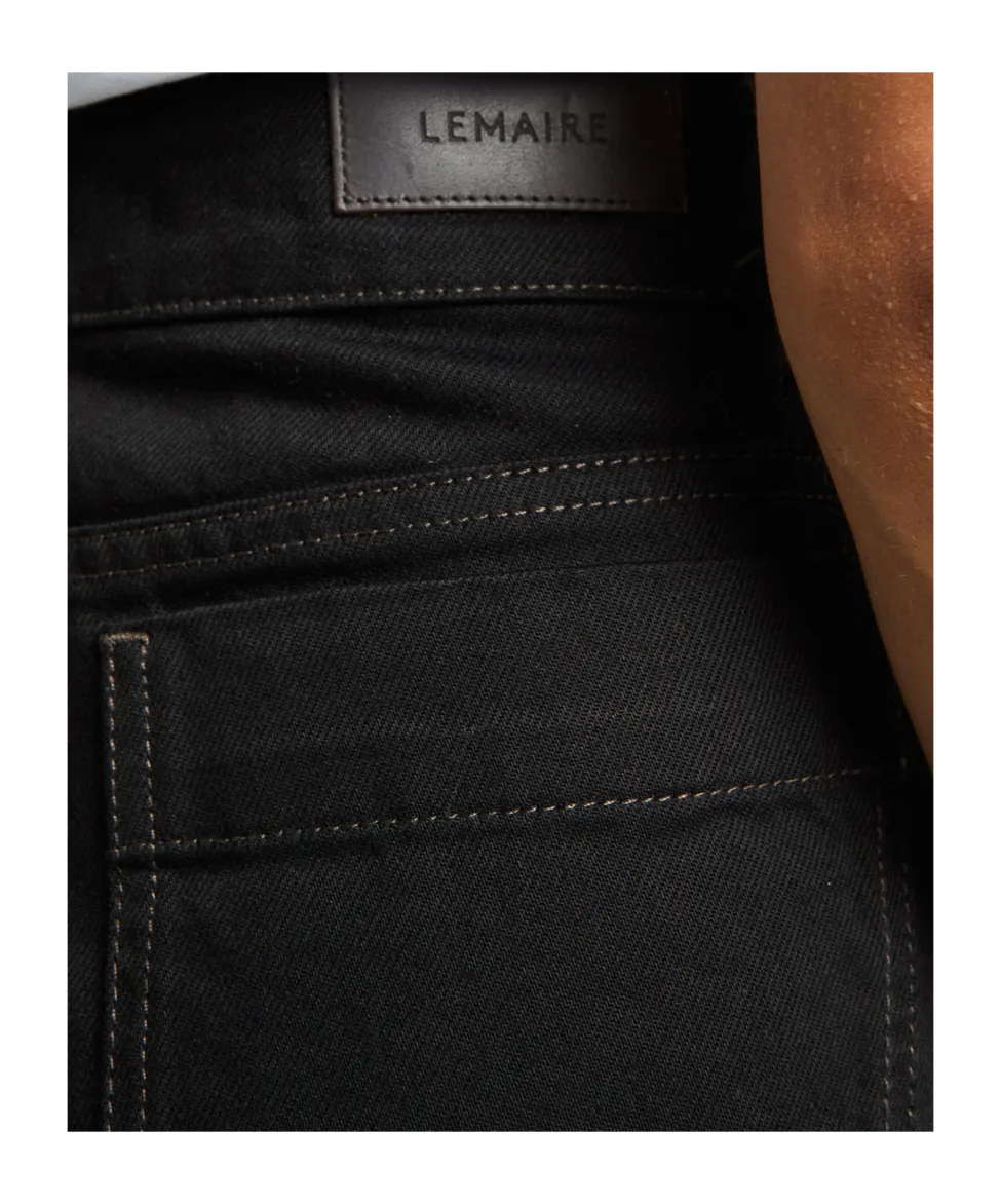 High-Waisted Curved Jeans