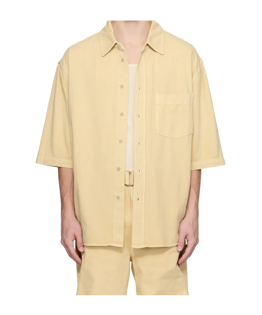 Short-Sleeve Denim Shirt