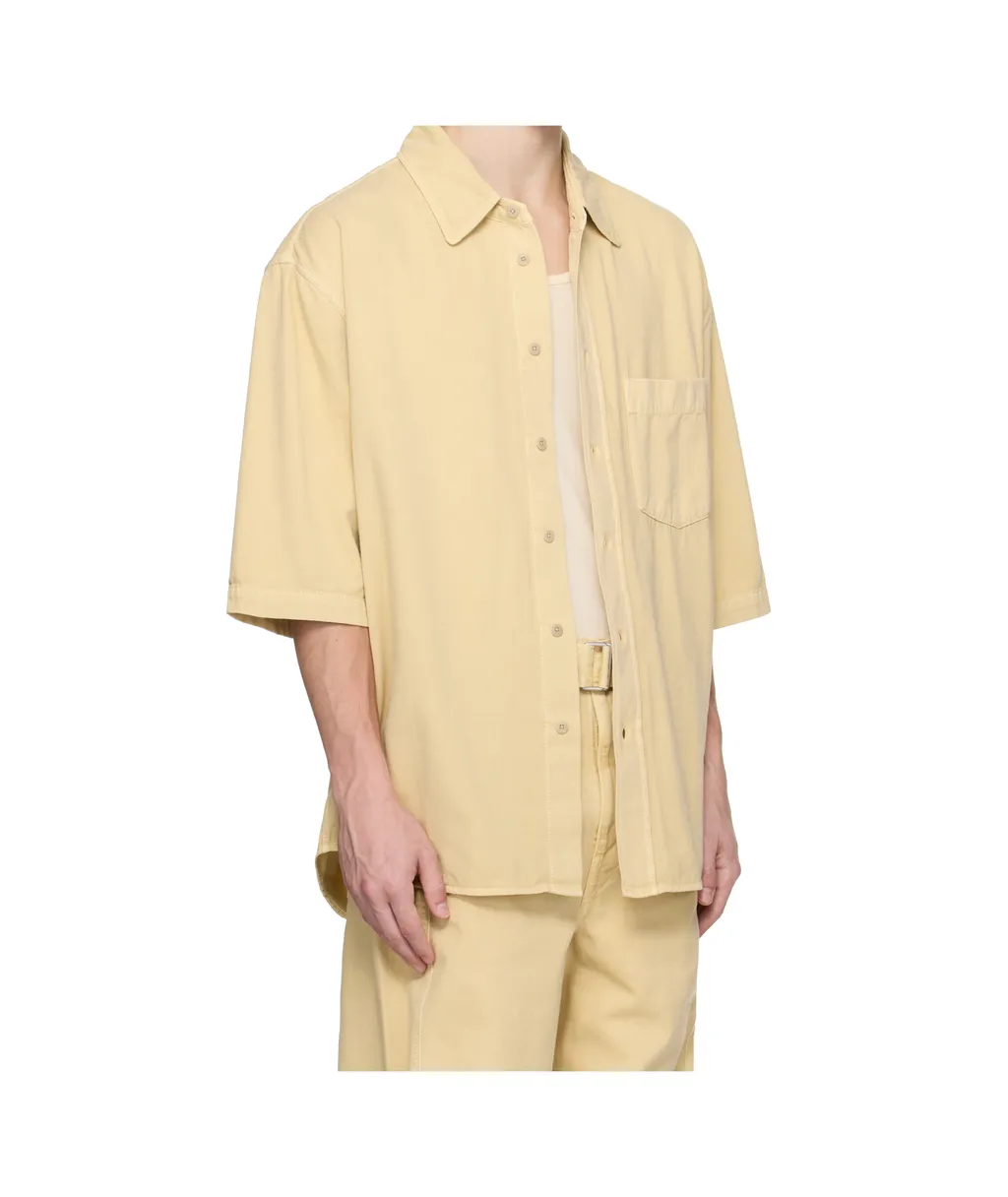 Short-Sleeve Denim Shirt