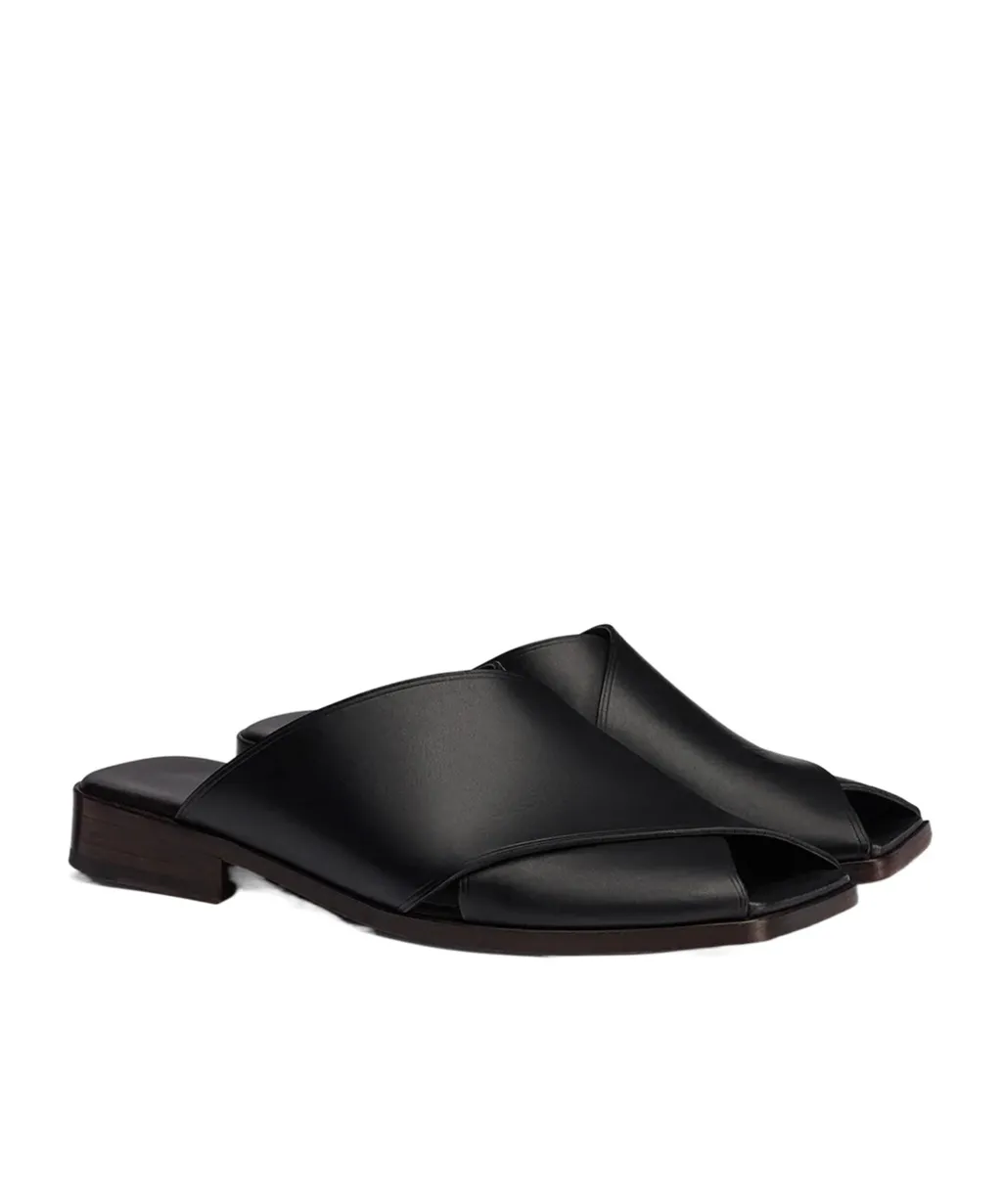 Cross Flat Sandals