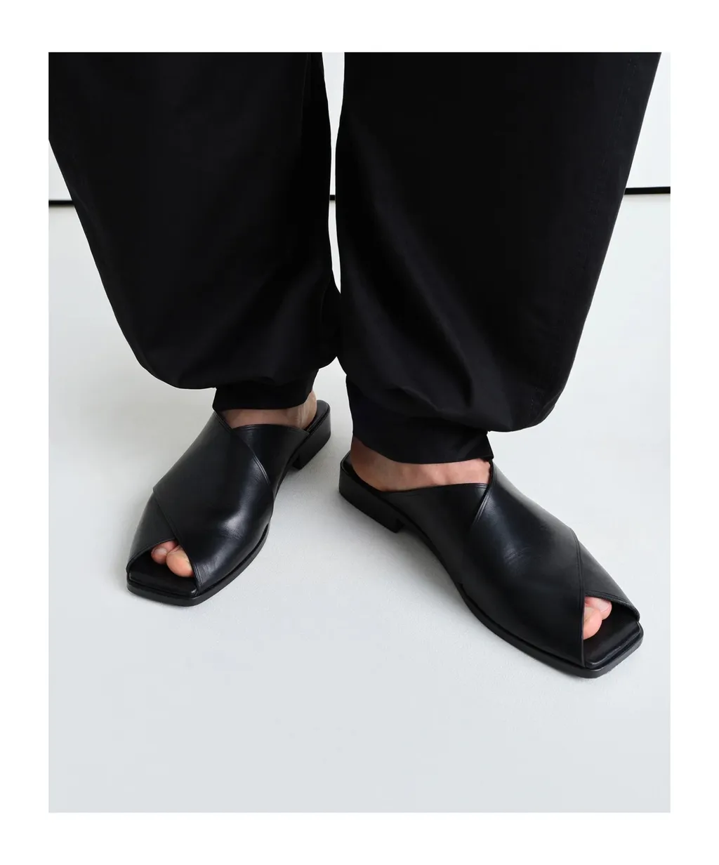 Cross Flat Sandals