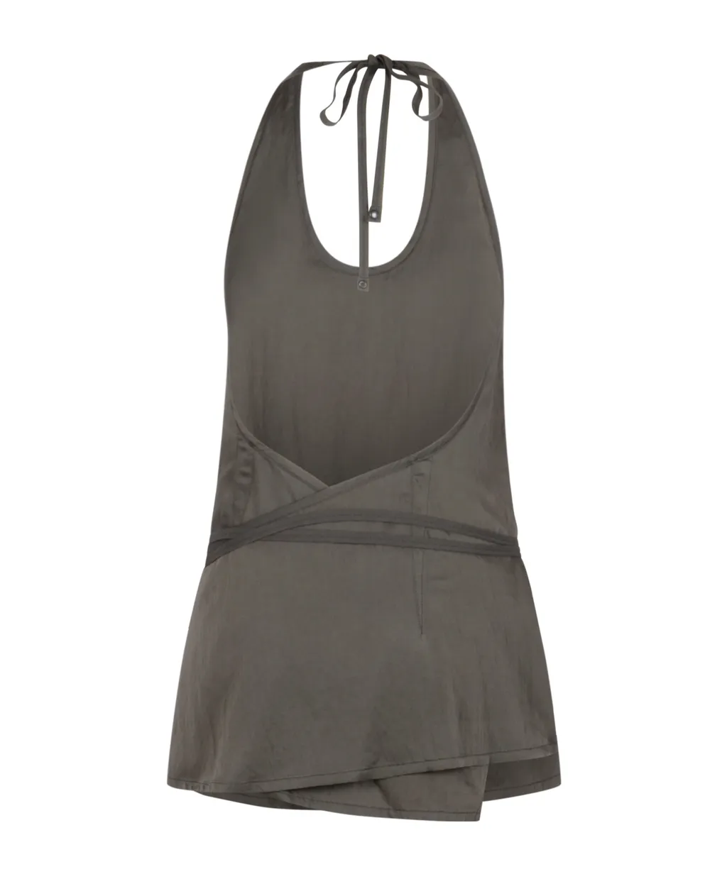Drawstring Sleeveless Top