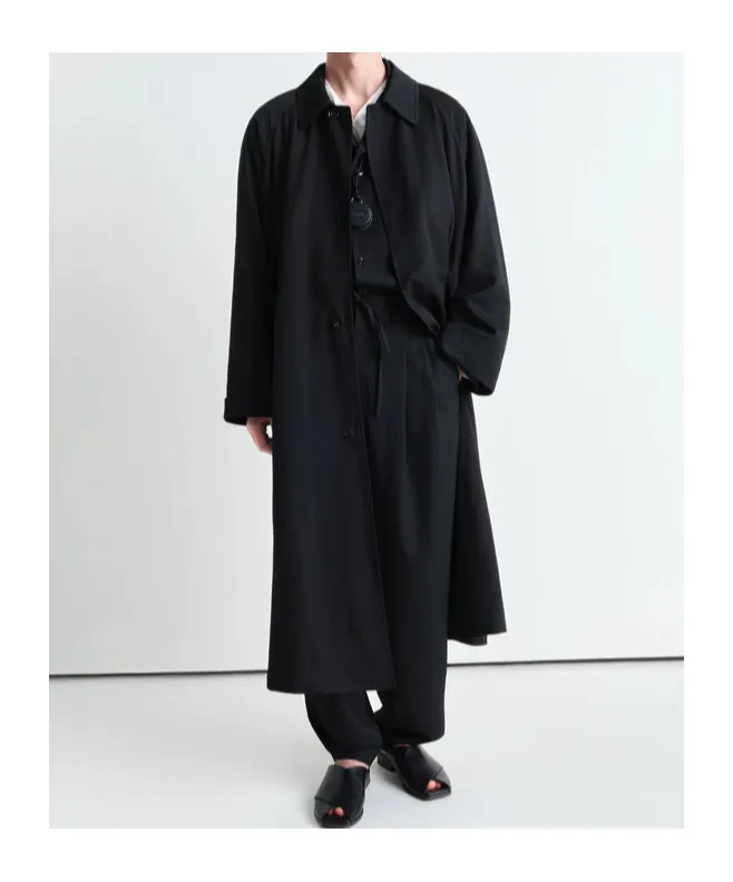 Single-Breasted Half Overcoat