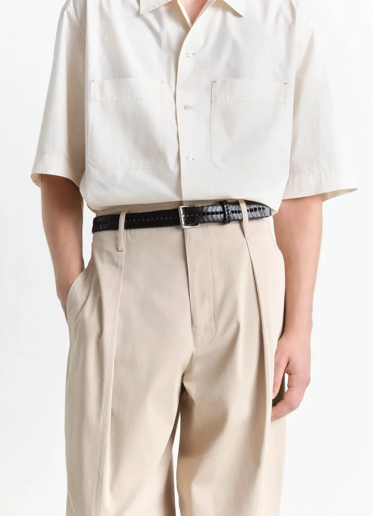 Buckle Fastened Braided Belt
