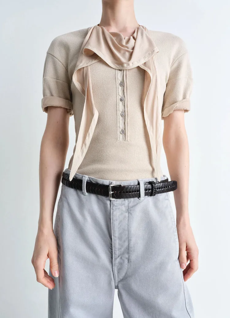 Buckle Fastened Braided Belt