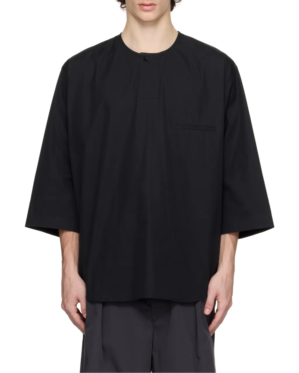 Henley Button Shirt