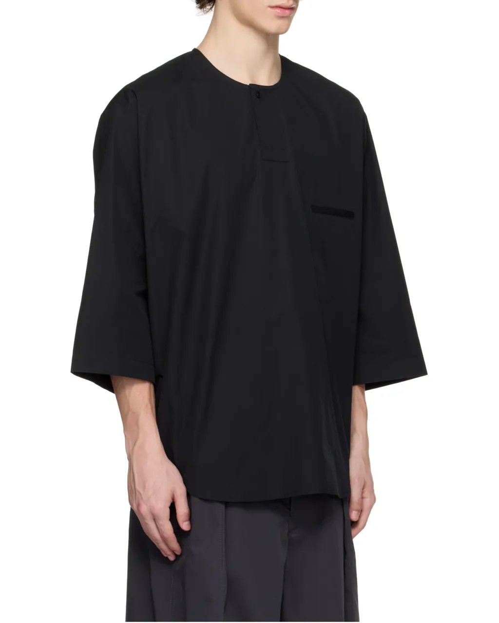 Henley Button Shirt