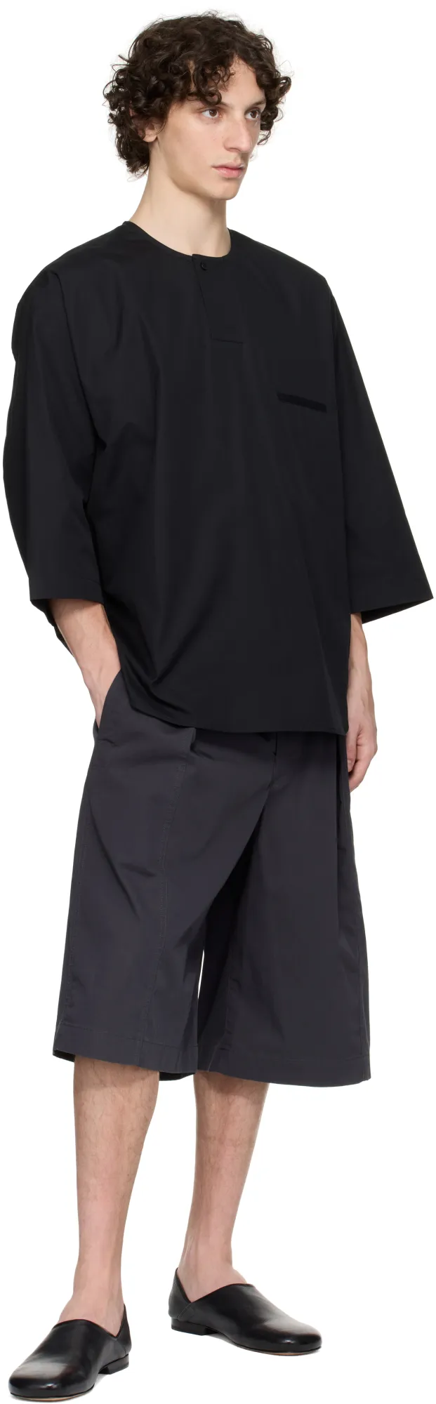 Henley Button Shirt