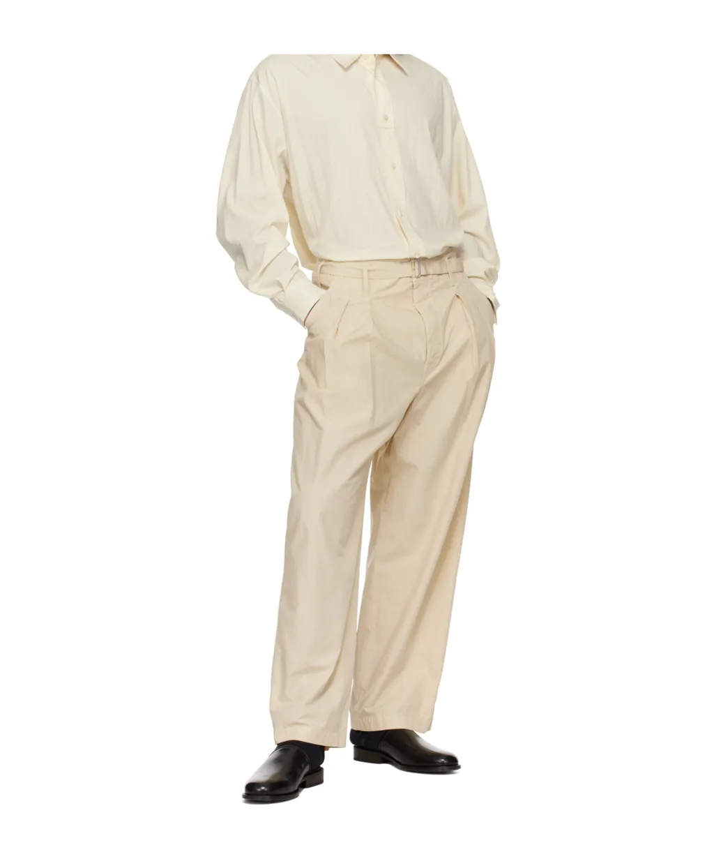 Belted Pleated Pants