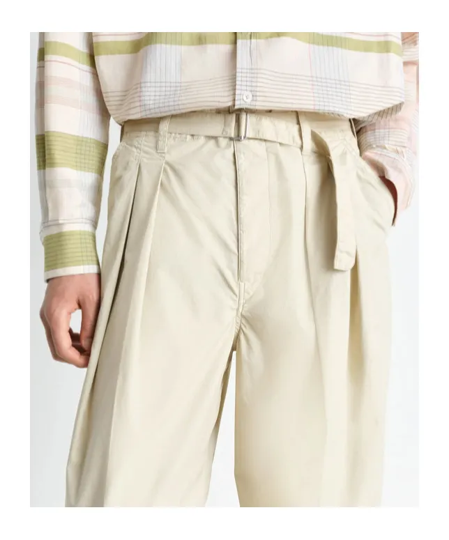 Belted Pleated Pants