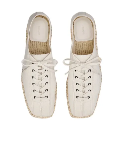 Linoleum Basic Lace-Up Espadrilles
