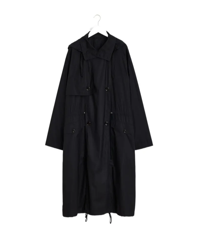 Light Hooded Trench Coat
