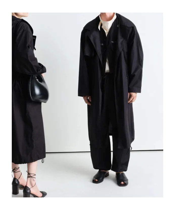 Light Hooded Trench Coat