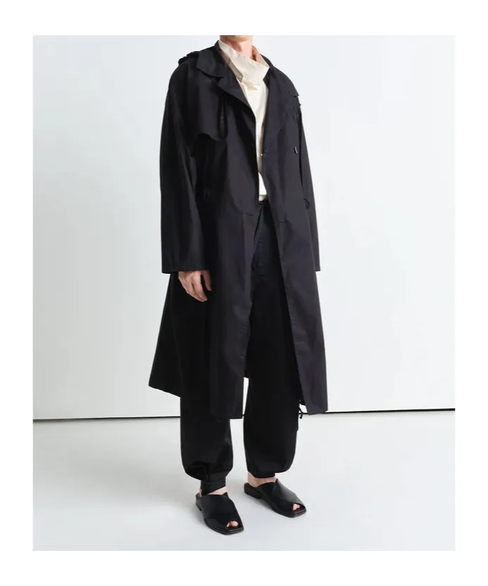 Light Hooded Trench Coat