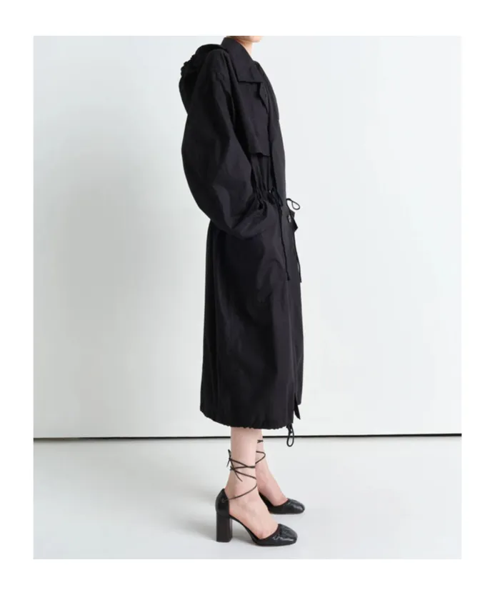 Light Hooded Trench Coat