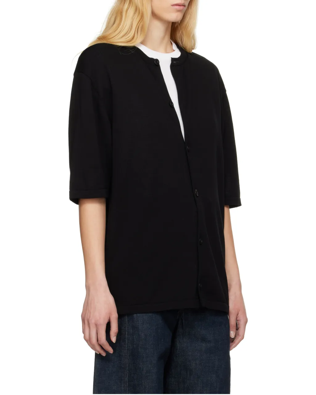 Short Sleeve Button-Front Shirt