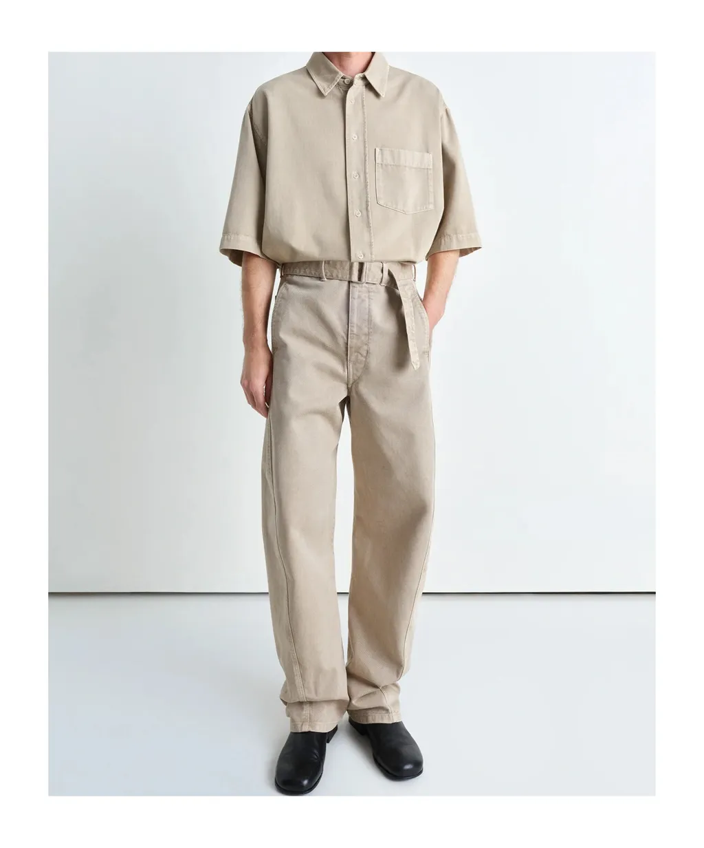 Twisted Belted Trousers