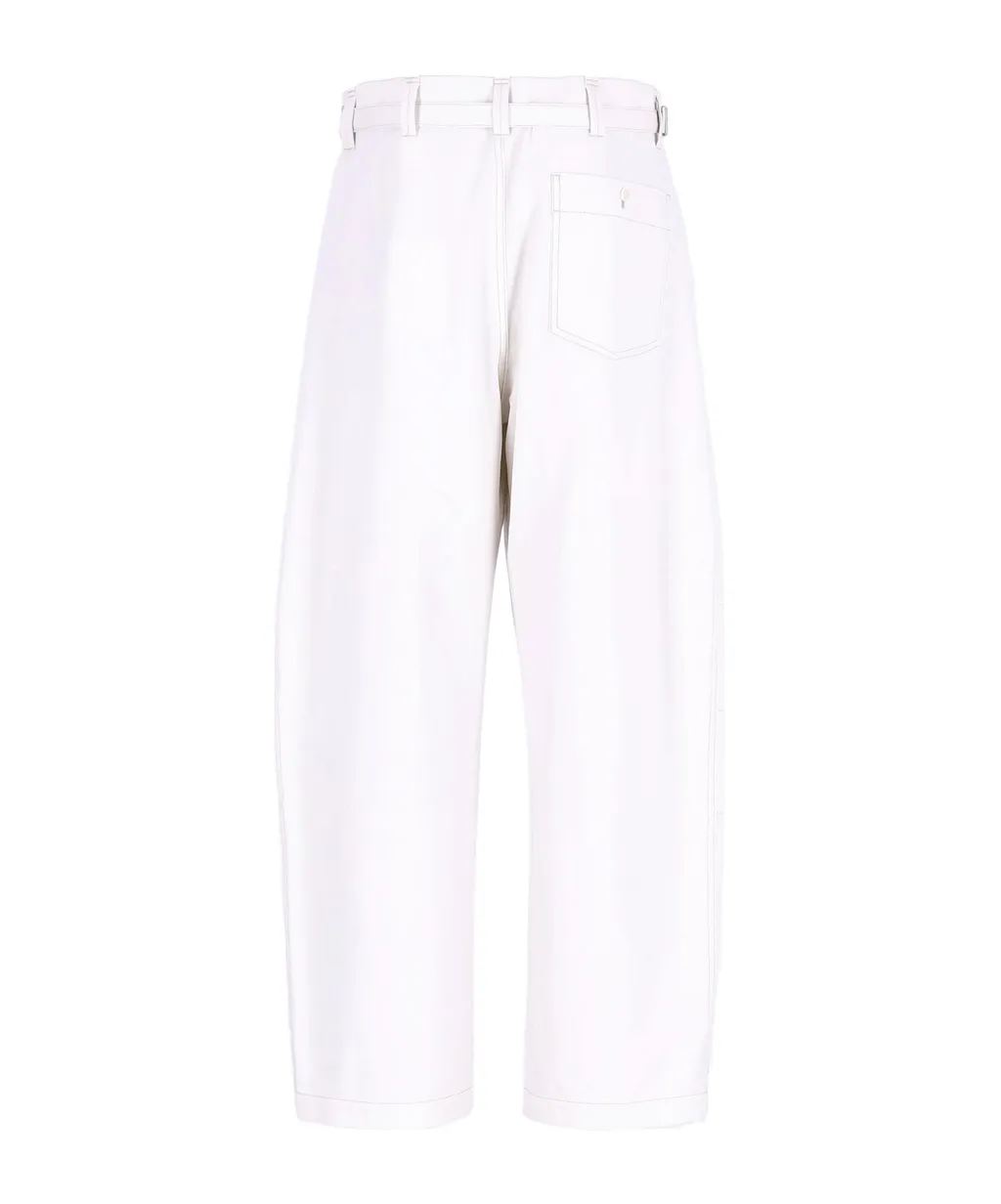 Belt-Loop Casual Pants