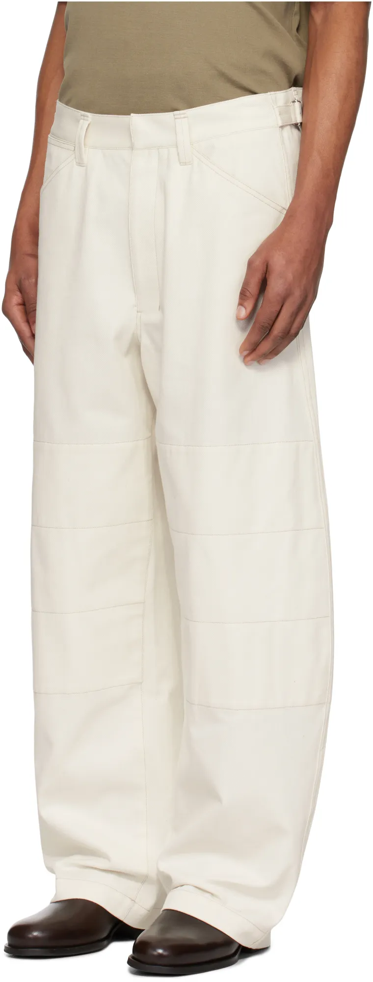 Belt-Loop Casual Pants