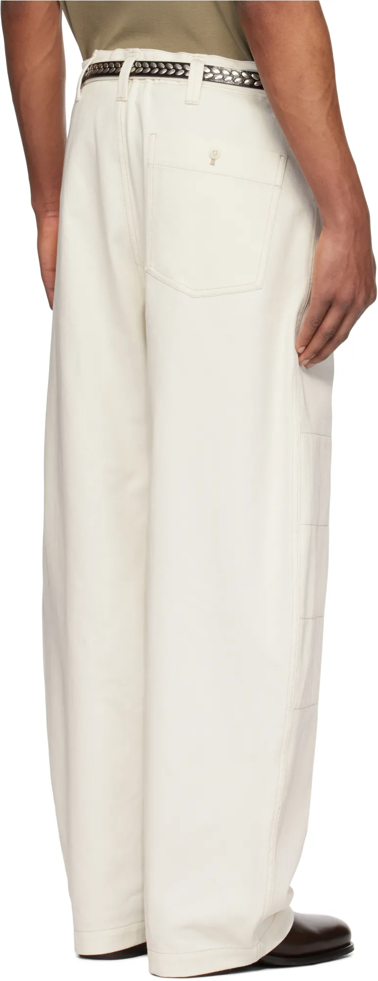 Belt-Loop Casual Pants