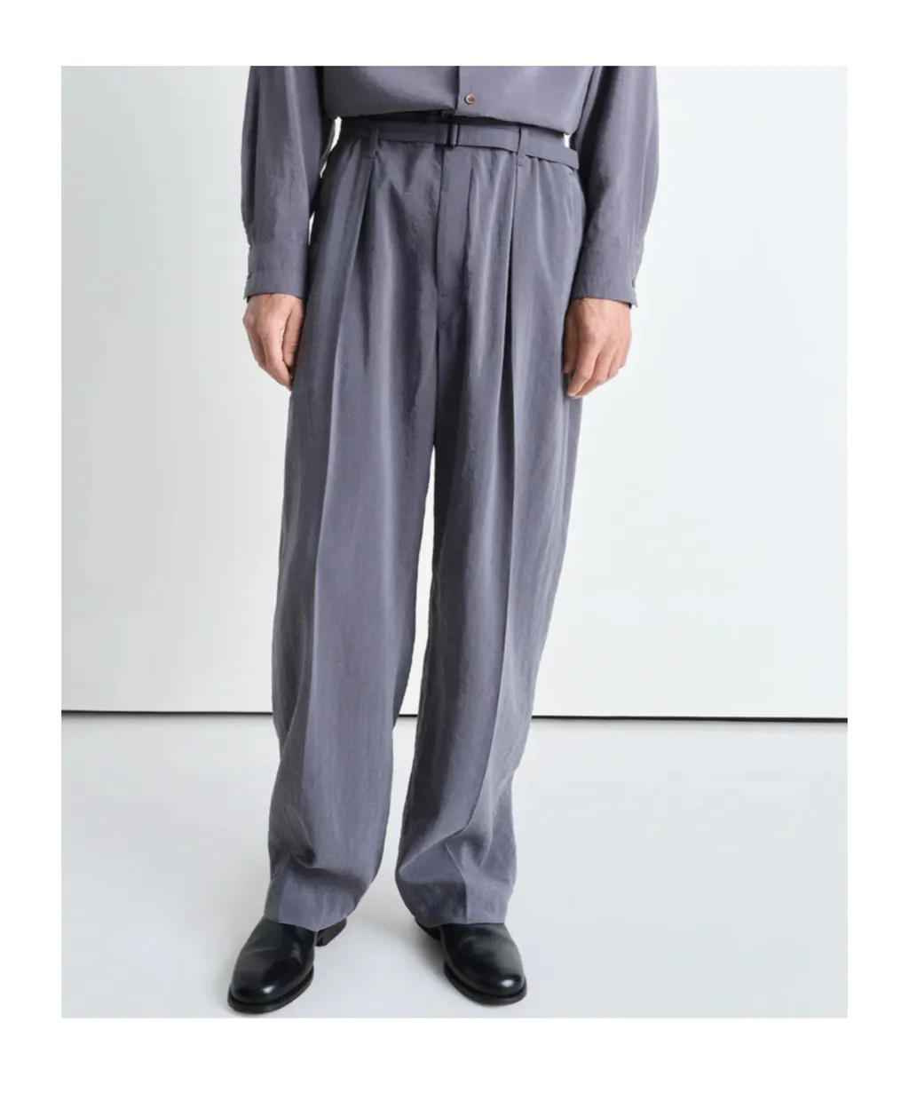 Belted Tapered Pants