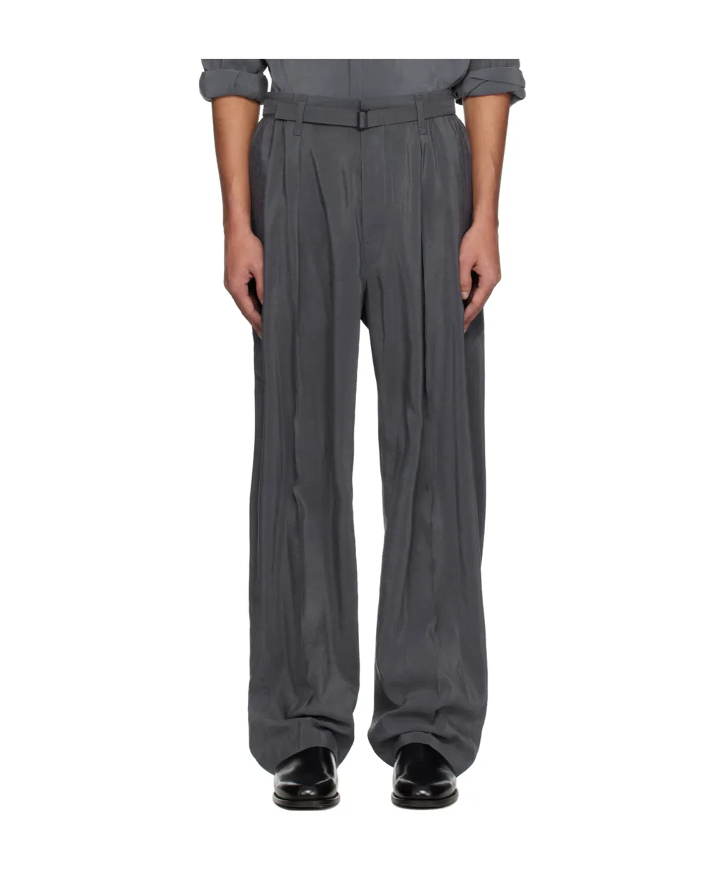 Belted Tapered Pants
