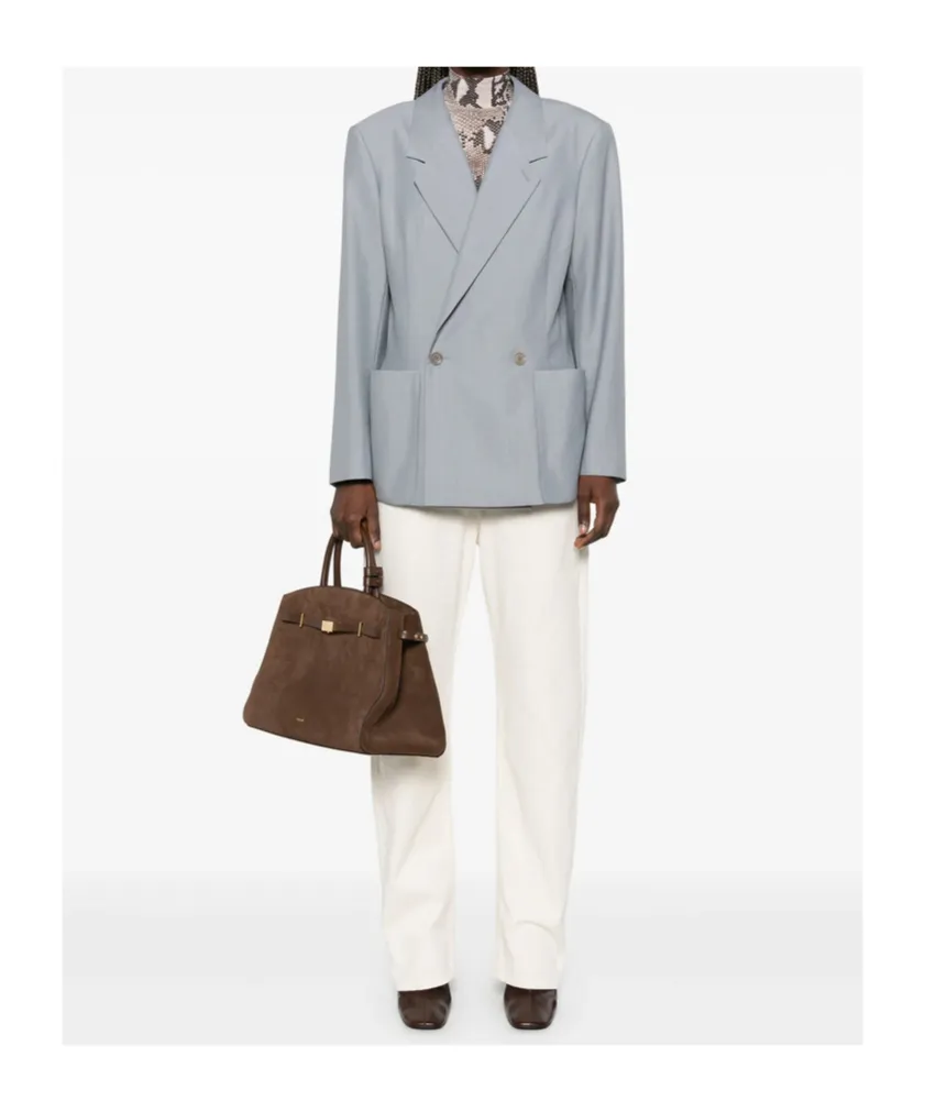 Drop-Crotch Straight-Leg Jeans