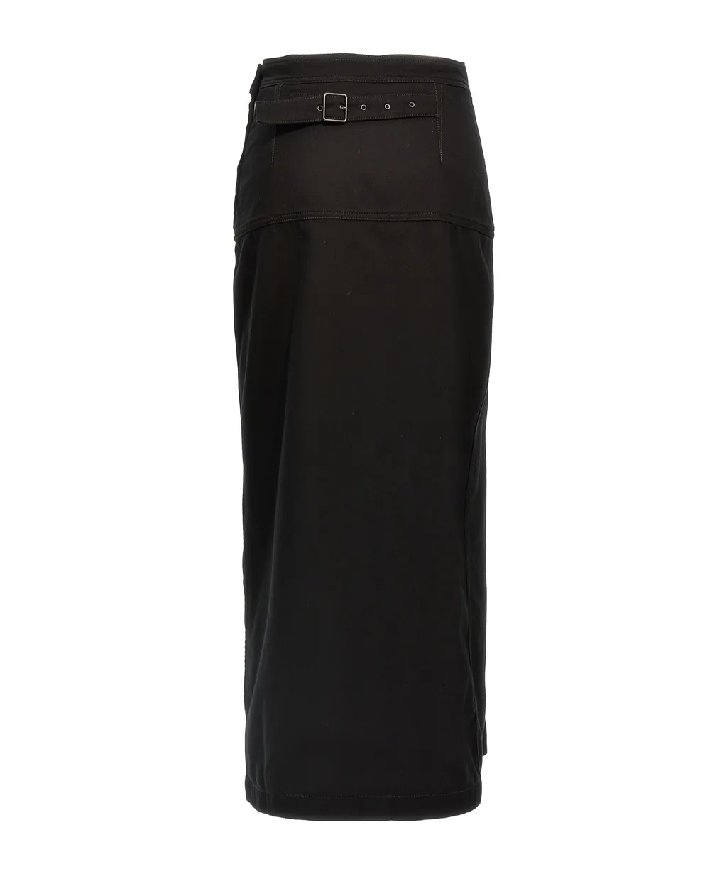 Asymmetrical Wrapover Skirt
