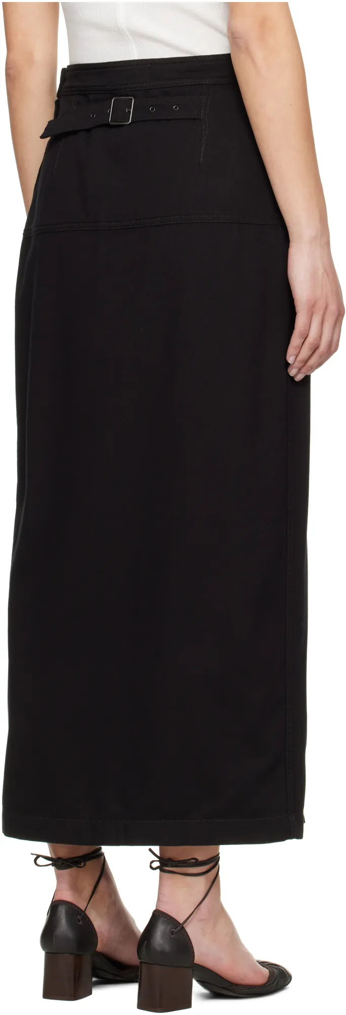 Asymmetrical Wrapover Skirt