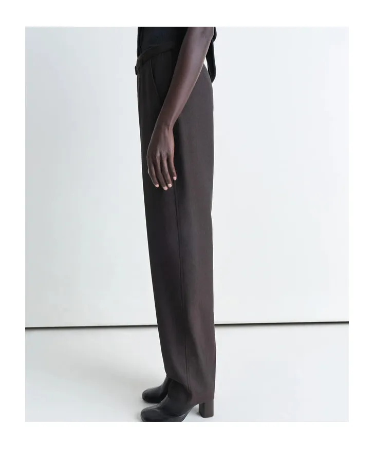 Tapered Leg Tailored Trousers