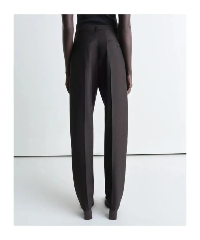 Tapered Leg Tailored Trousers