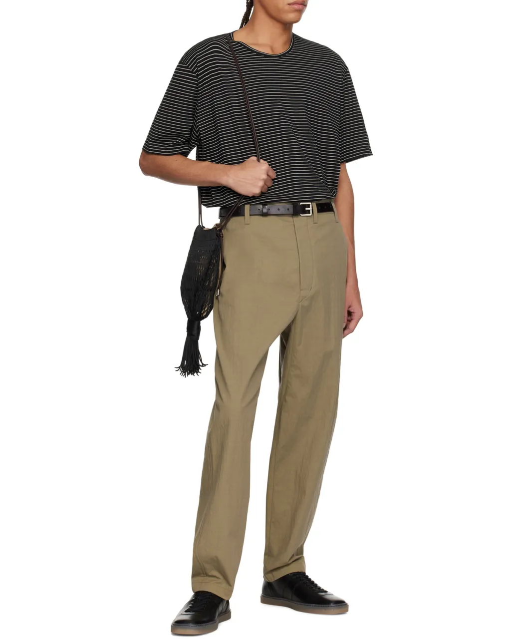 Square-Toed Low-Cut Casual Shoes