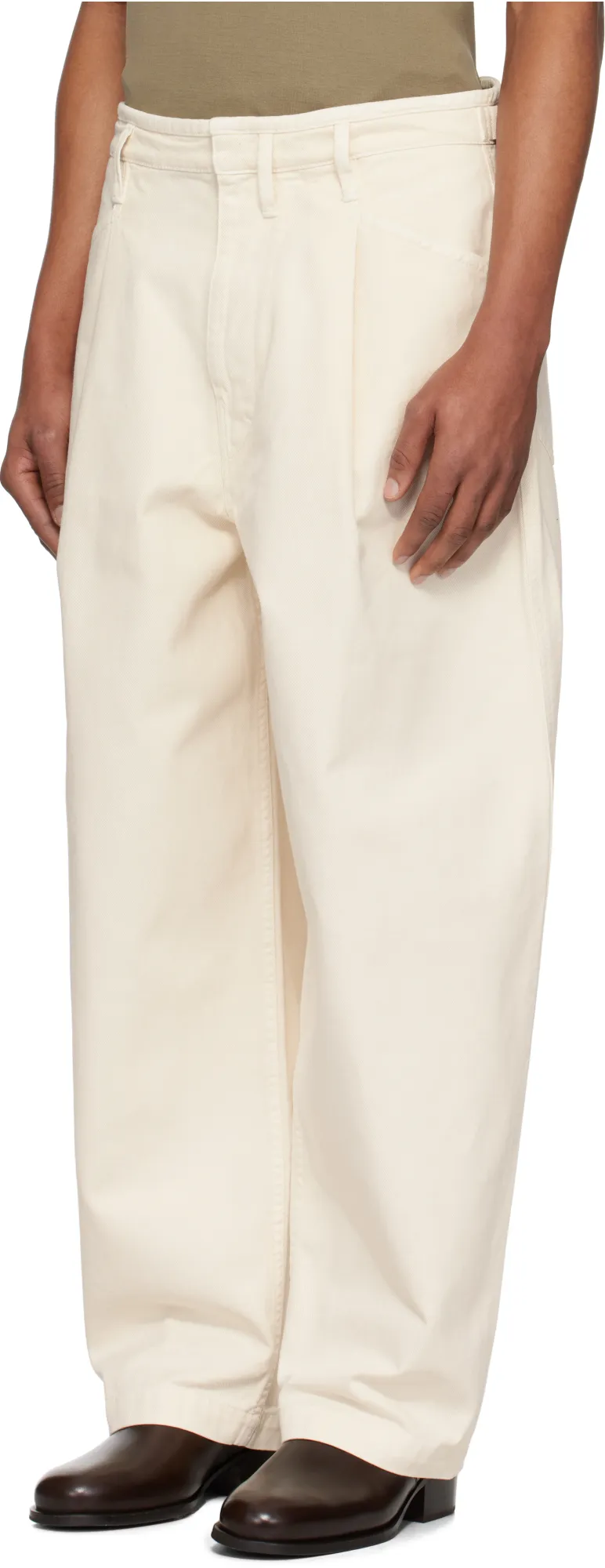 Pleated Workwear Pants