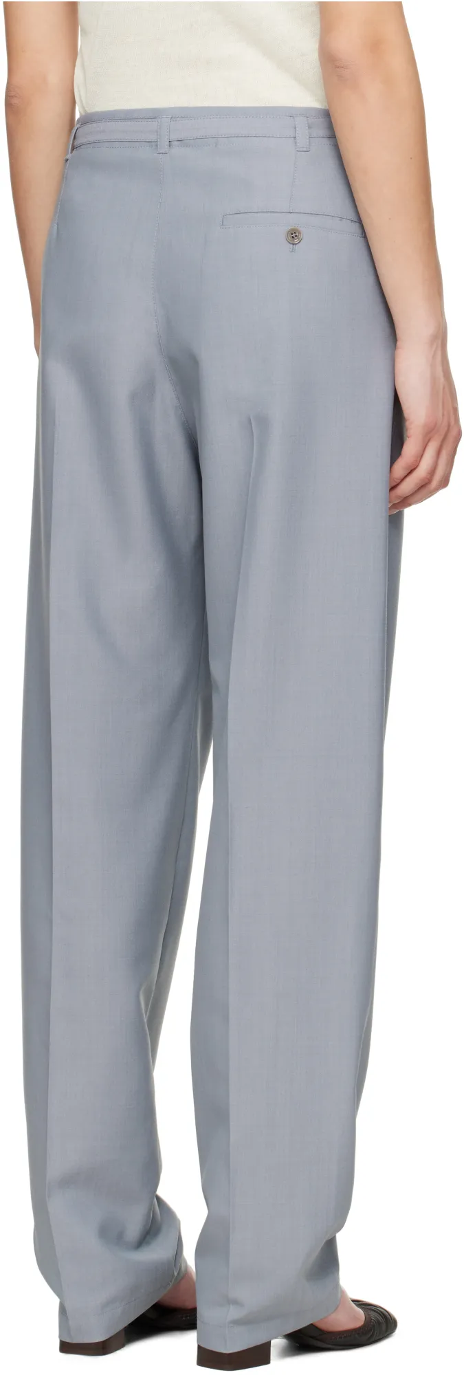 Tapered Leg Tailored Trousers