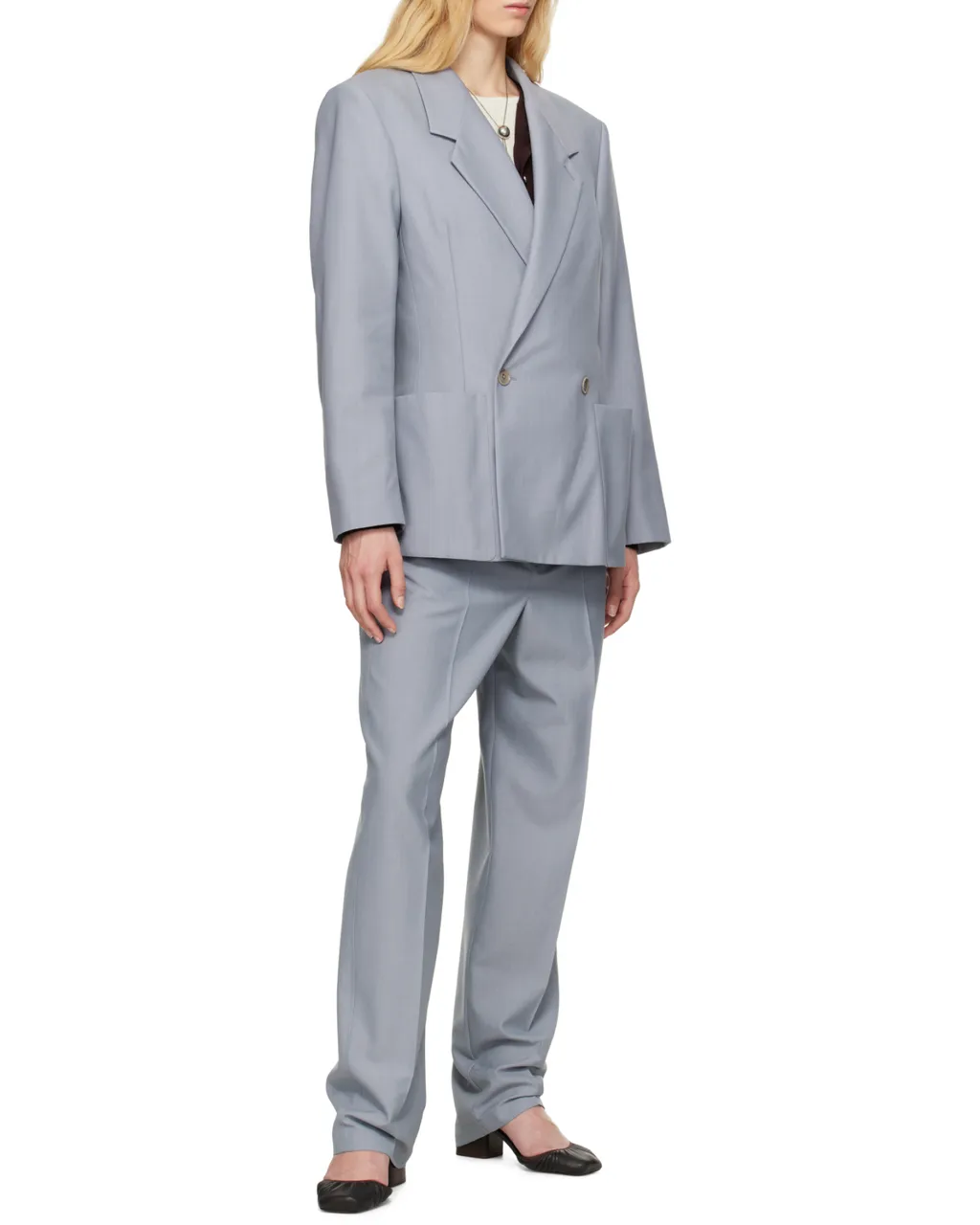 Tapered Leg Tailored Trousers