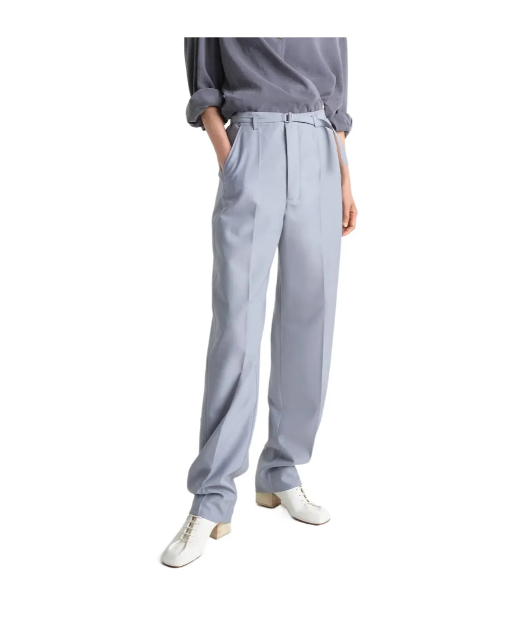 Tapered Leg Tailored Trousers