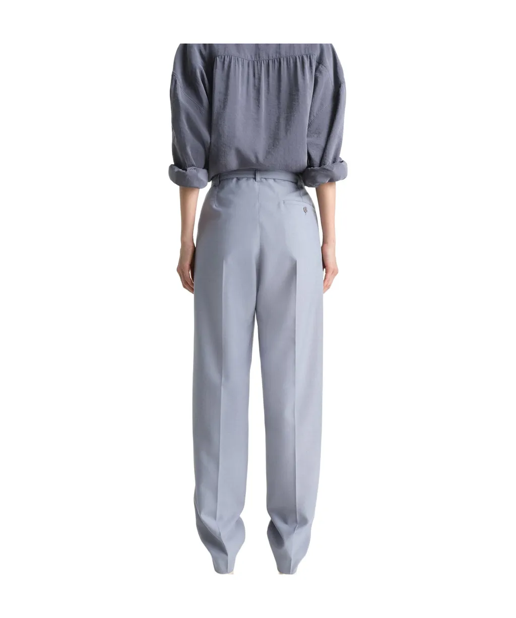 Tapered Leg Tailored Trousers