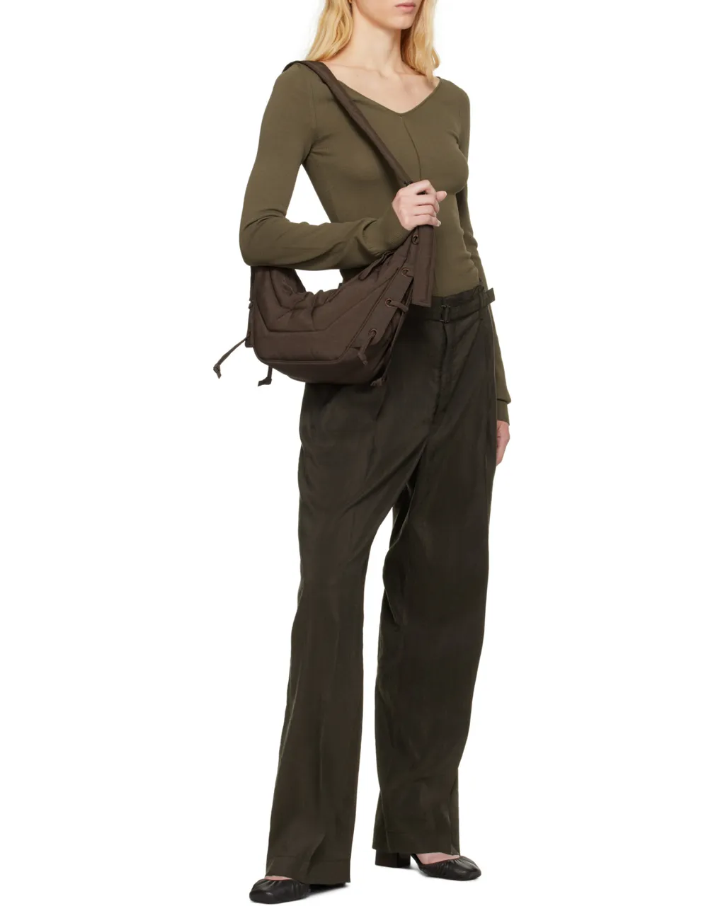V-Neck Long-Sleeve Top