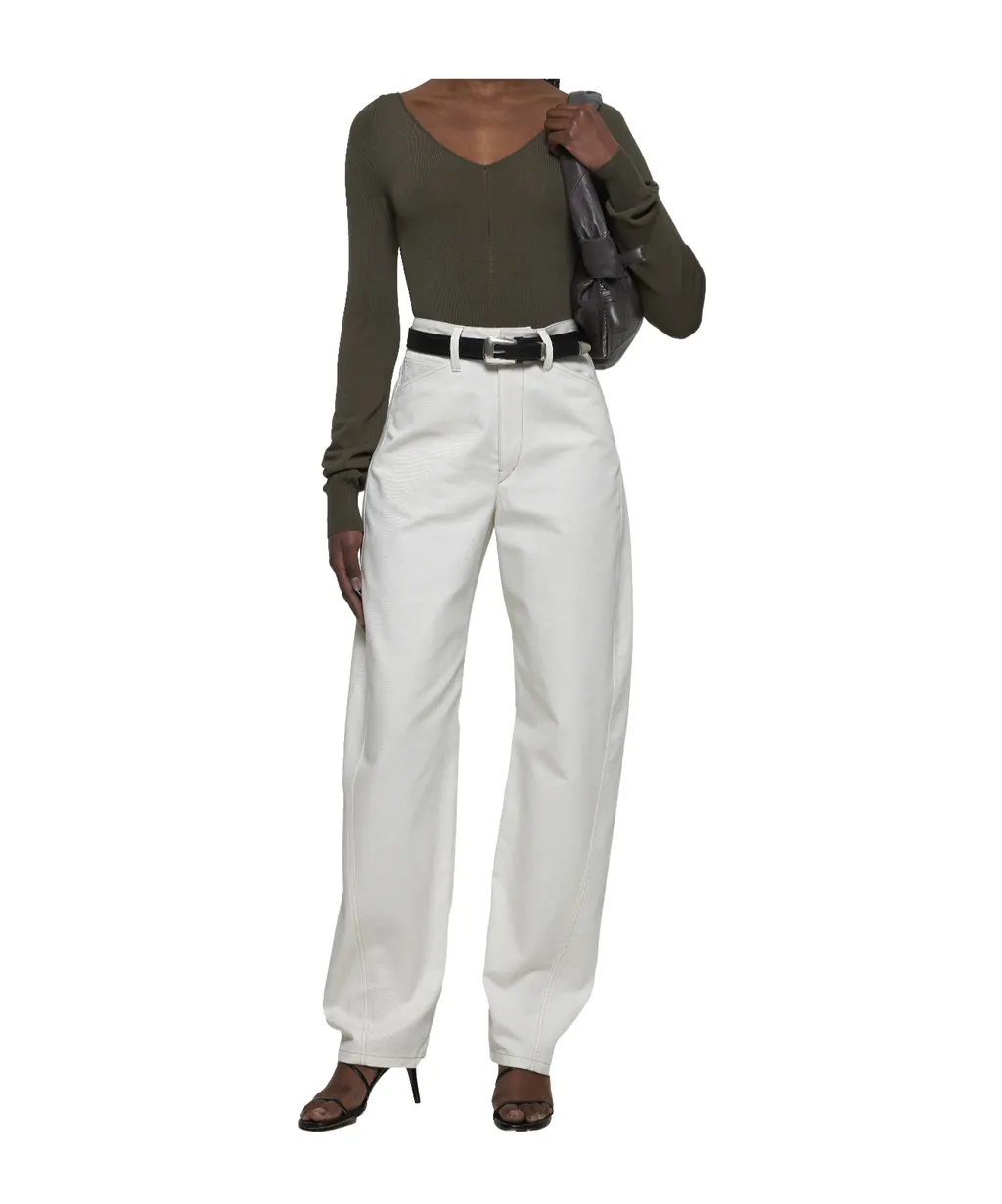 V-Neck Long-Sleeve Top
