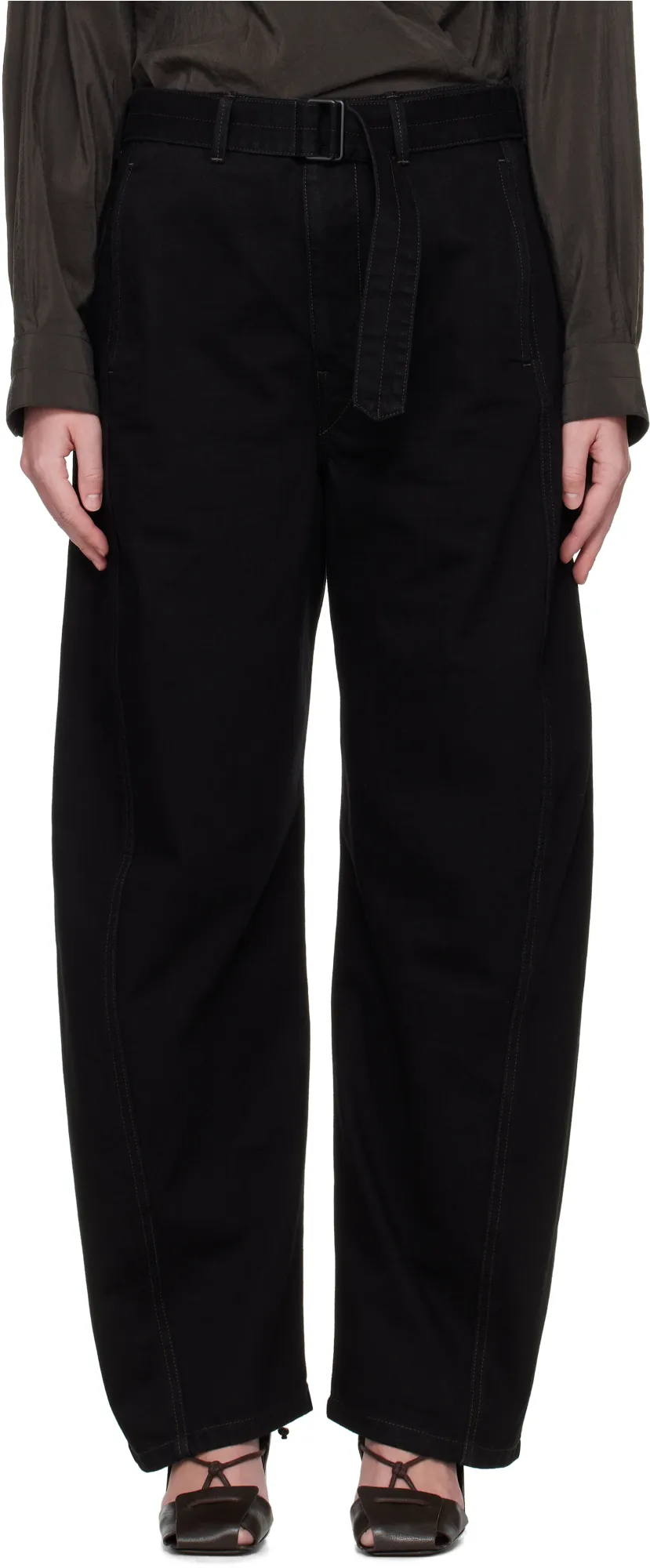 Belted Waist Trousers
