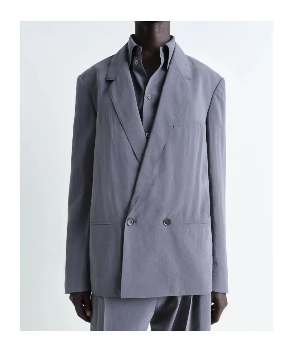 Double-Breasted Tailored Blazer