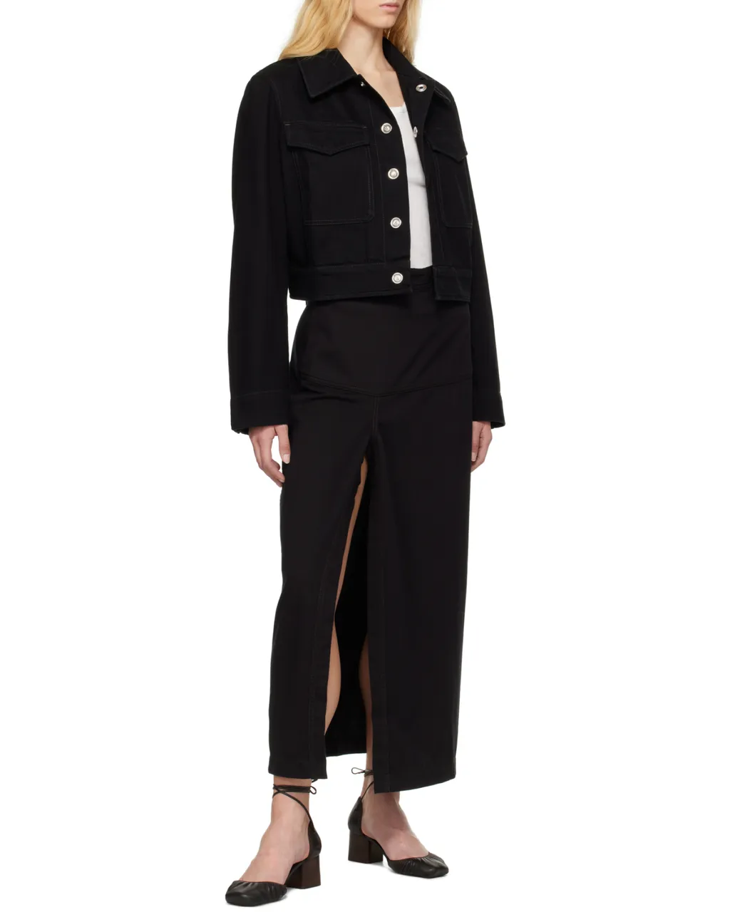 Long-Sleeved Short Jacket