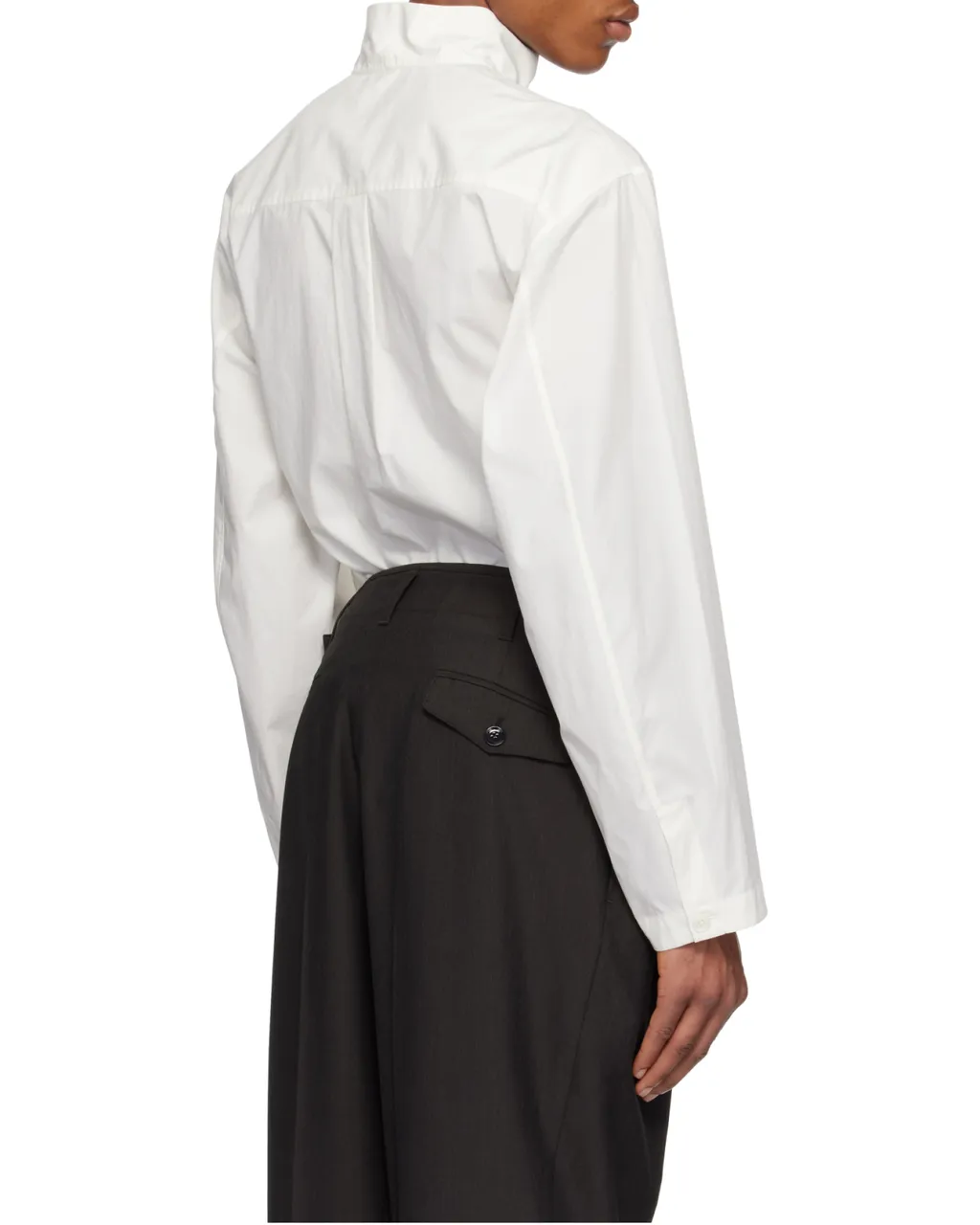 High-Neck Long Sleeved Shirt