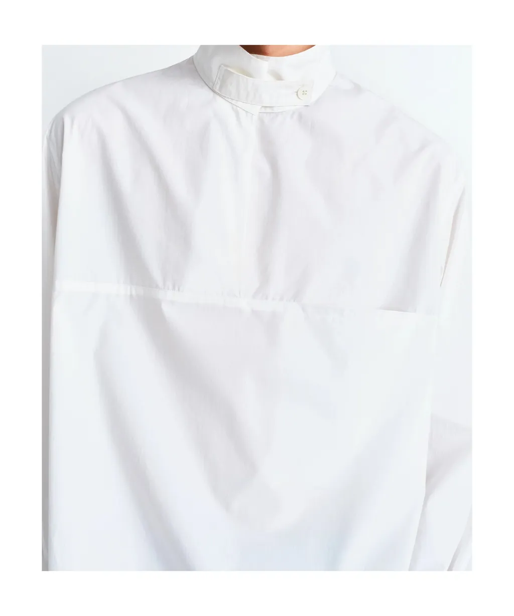 High-Neck Long Sleeved Shirt