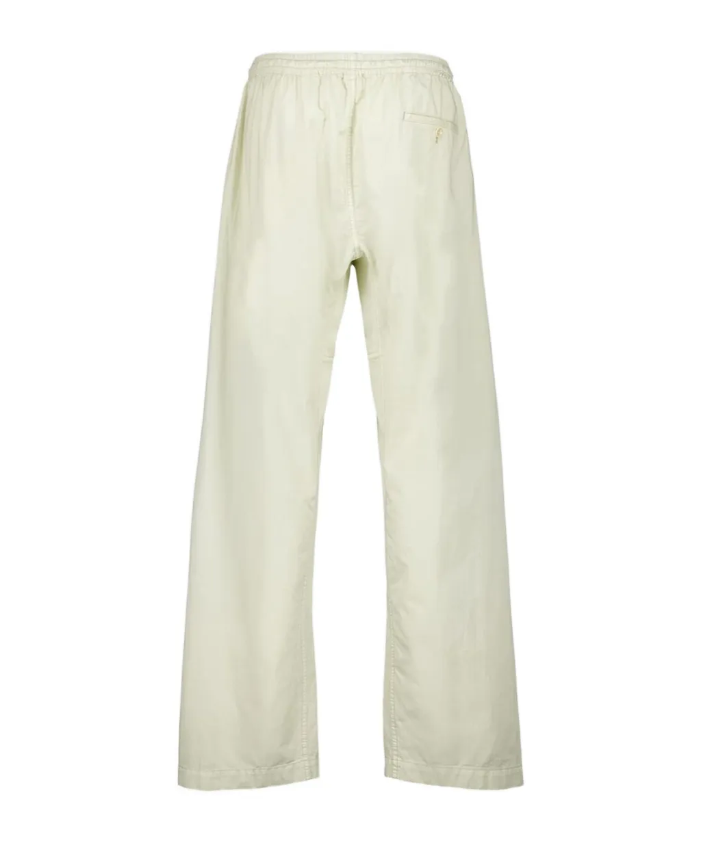Drawstring Straight-Leg Pants