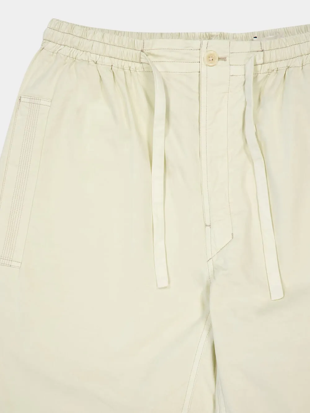 Drawstring Straight-Leg Pants
