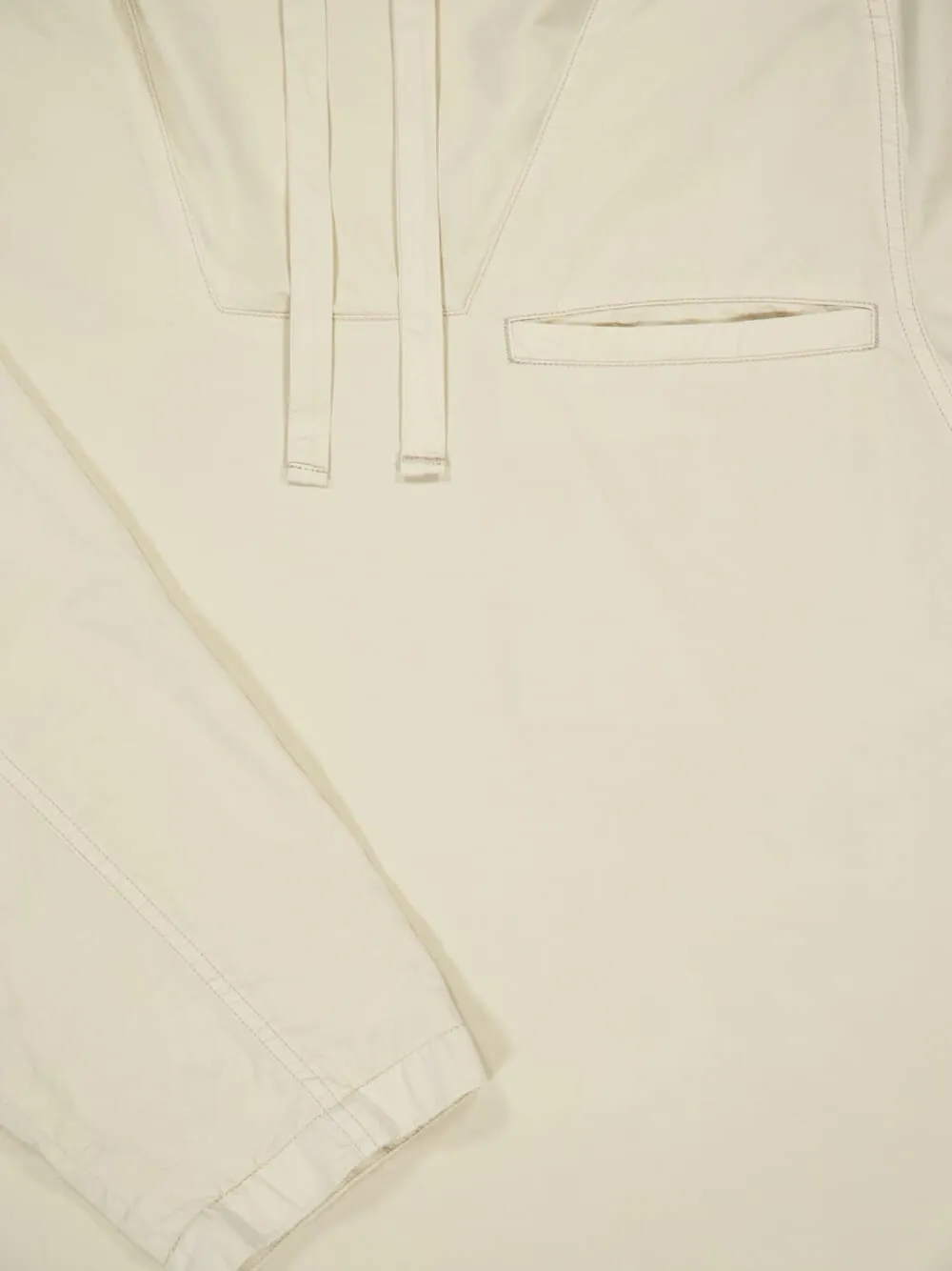 Funnel Neck Long Sleeved Drawstring Sweatshirt