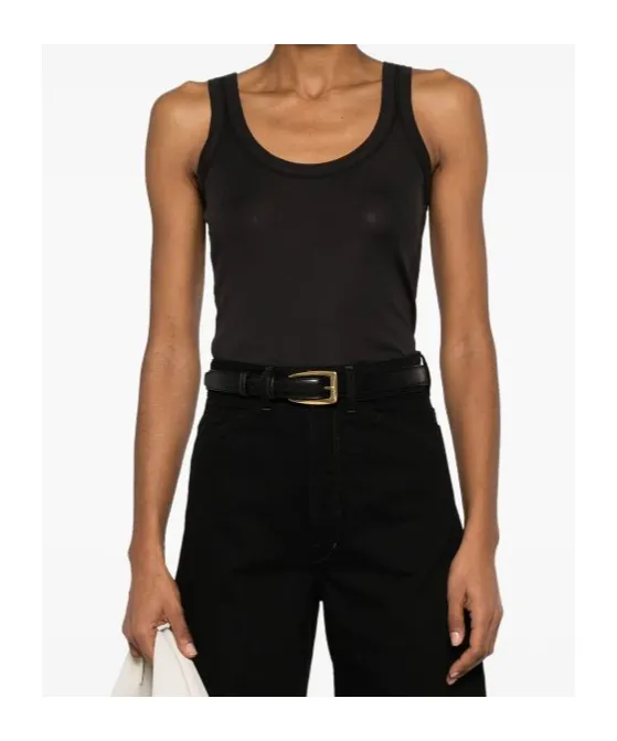 Round Collar Sleeveless Vest
