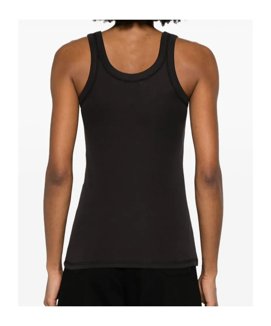 Round Collar Sleeveless Vest