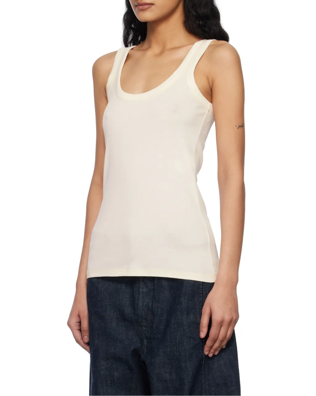 Ribbed Sleeveless Tank Top